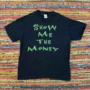 Vintage Mens Wild Oats “Show Me The Money” Jerry McGuire movie promo tee.